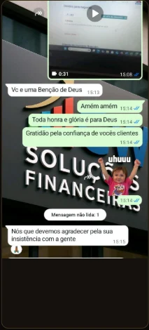 Conversa de cliente atendido pela GW